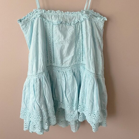 NWT Pilcro Sleeveless Square-Neck Swing Mini Dress Anthropologie Sundress sz XL - Picture 8 of 8